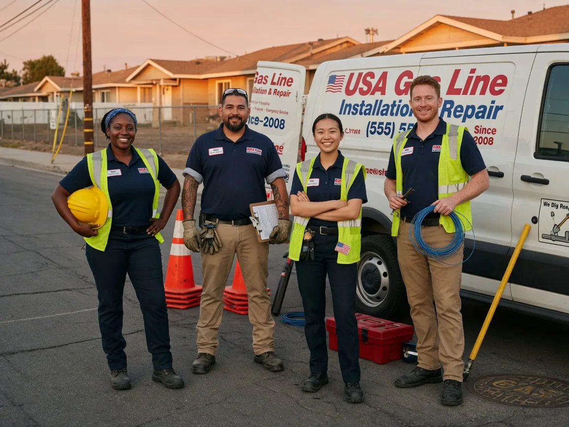 Gas Line Installation company in Milfay, OK